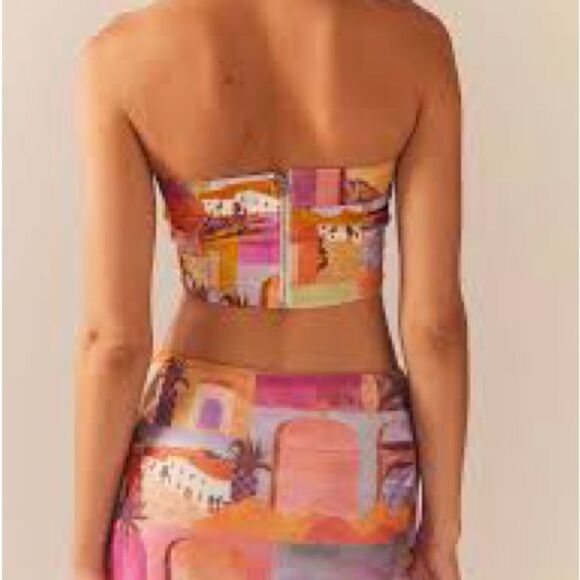 Peppermayo‎ Exclusive Sultry Sundance Bustier Top size 8 strapless nwt - Picture 3 of 7